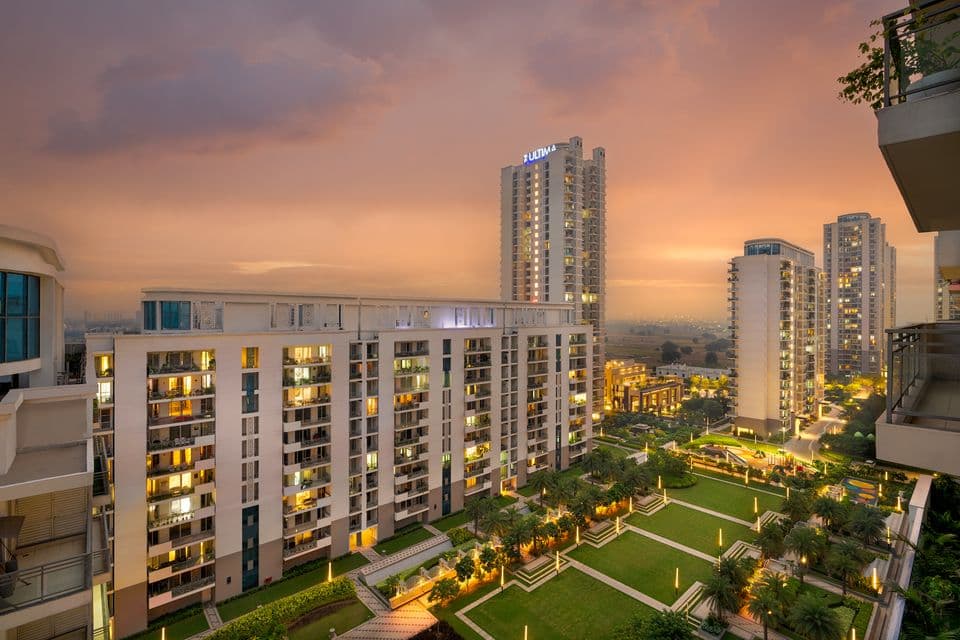 Sunset at DLF Ultima, Gurugram.